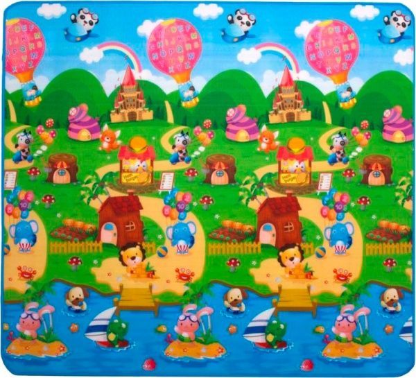 Развивающий коврик Limpopo «Солнечный день и цветные цифры» 180х200 см