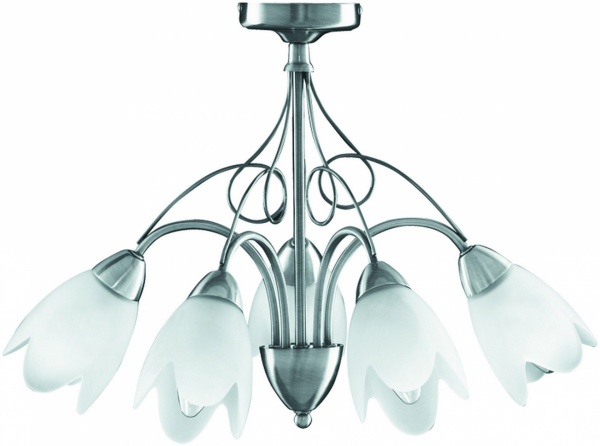 Люстра стельова Arte Lamp Motel 5xE14 матовий хром A4900PL-5SS 