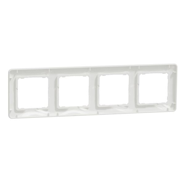 Рамка чотиримісна Schneider Electric Sedna Design універсальна білий SDD311804