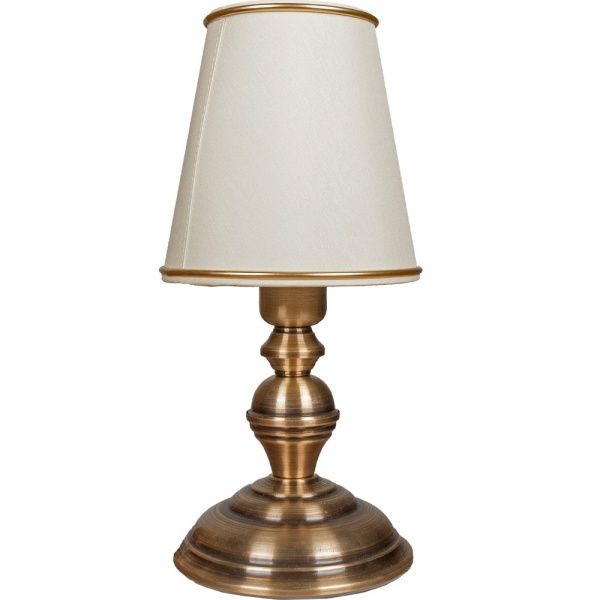 Настільна лампа Фабрика Світла Промінь 1x60 Вт E27 латунь ННБ 210-1х60-114 