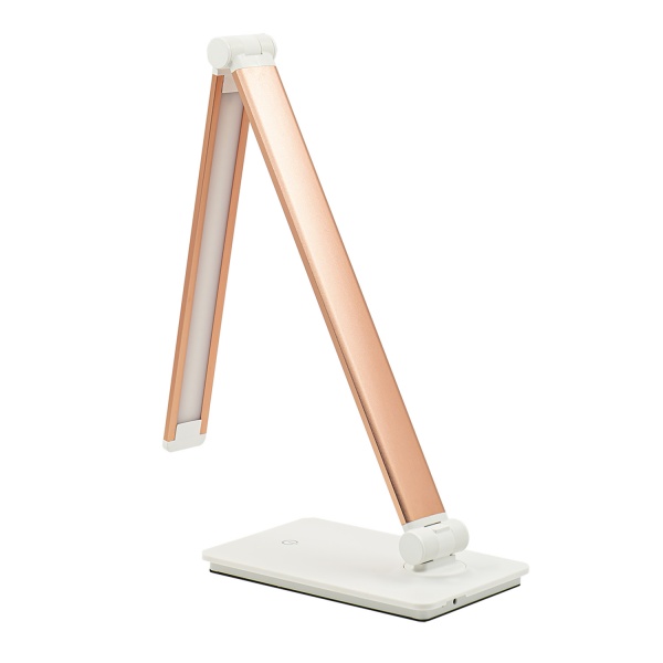 Настольная лампа Altalusse Infinity USB LED 7 Вт розовое золото 