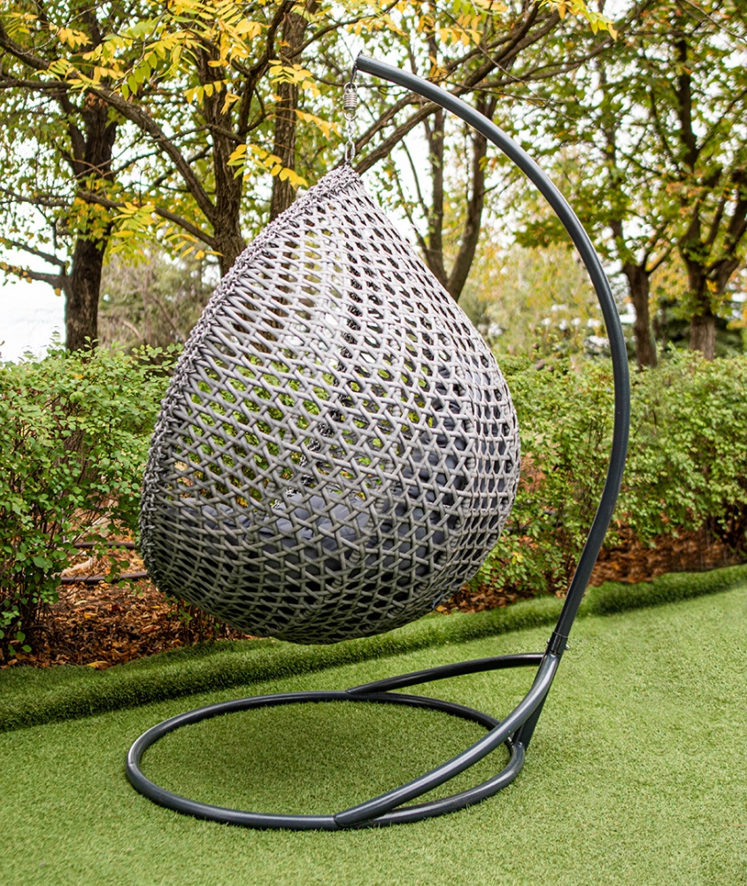 Кресло подвесное Украинские конструкции Колибри Нова серый