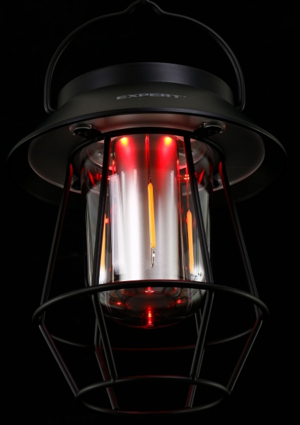 Ліхтар для кемпінгу Expert з акумулятором EL-LD308Bk (5Вт, 5000mAh, Powerbank, IP65)