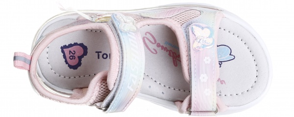 Босоножки для девочек ТОМ.М р.24 розовый 9910A 