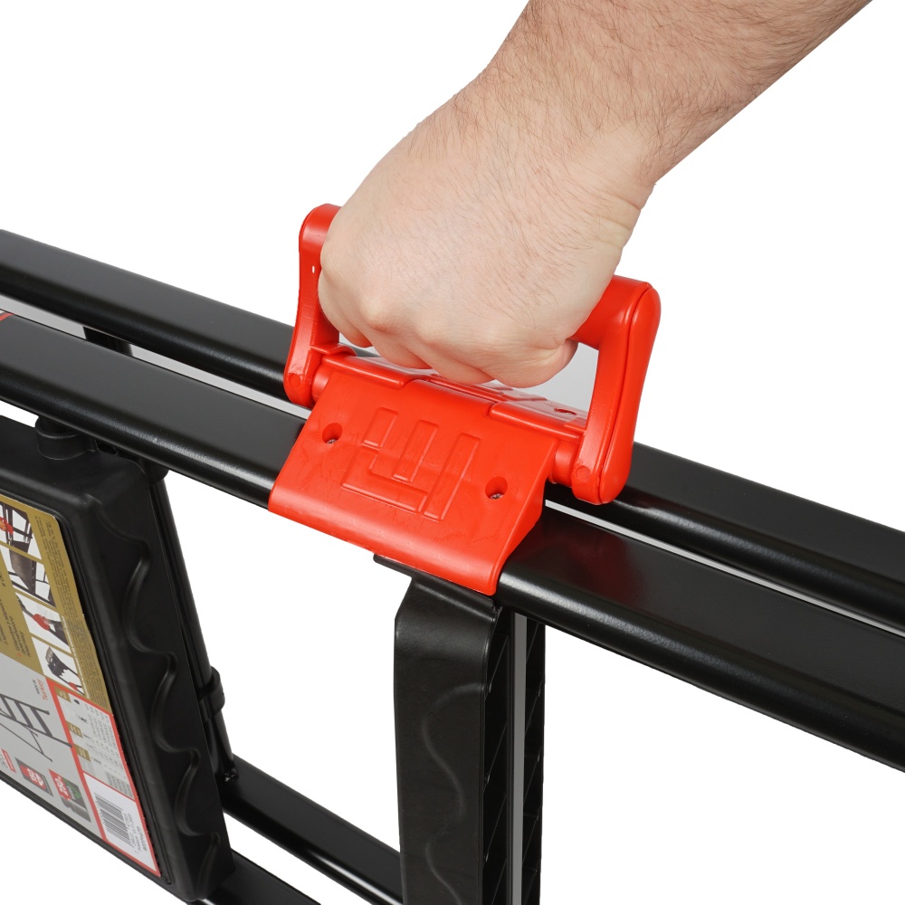 Лестница-стремянка BauGut PRO 5 ступенек 250 кг с органайзером