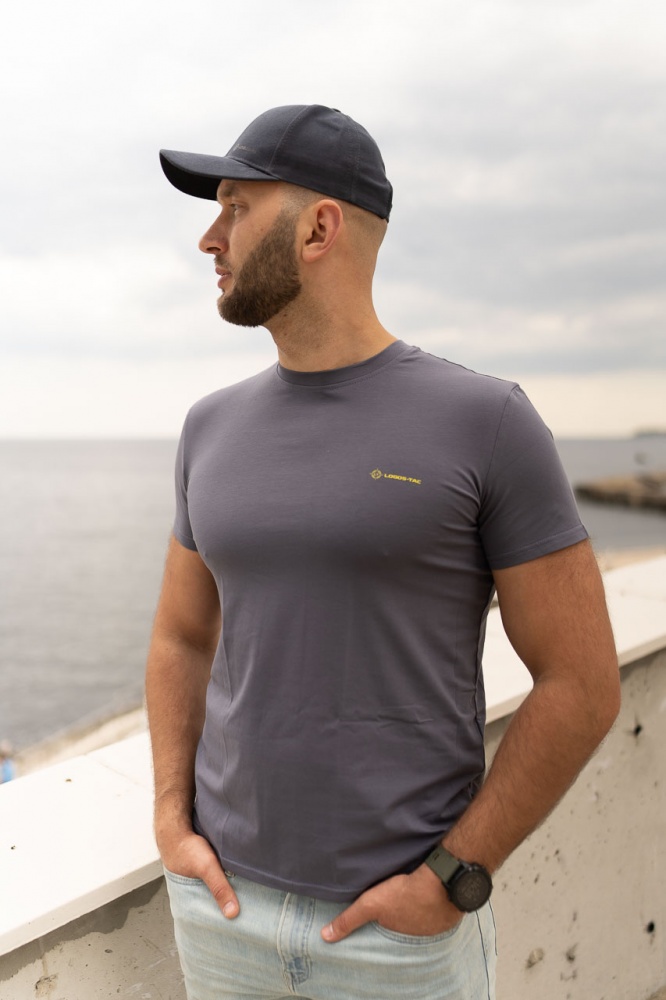 Футболка LOGOS-Tac без нанесення 04-09-00-0006 р.2XL сірий