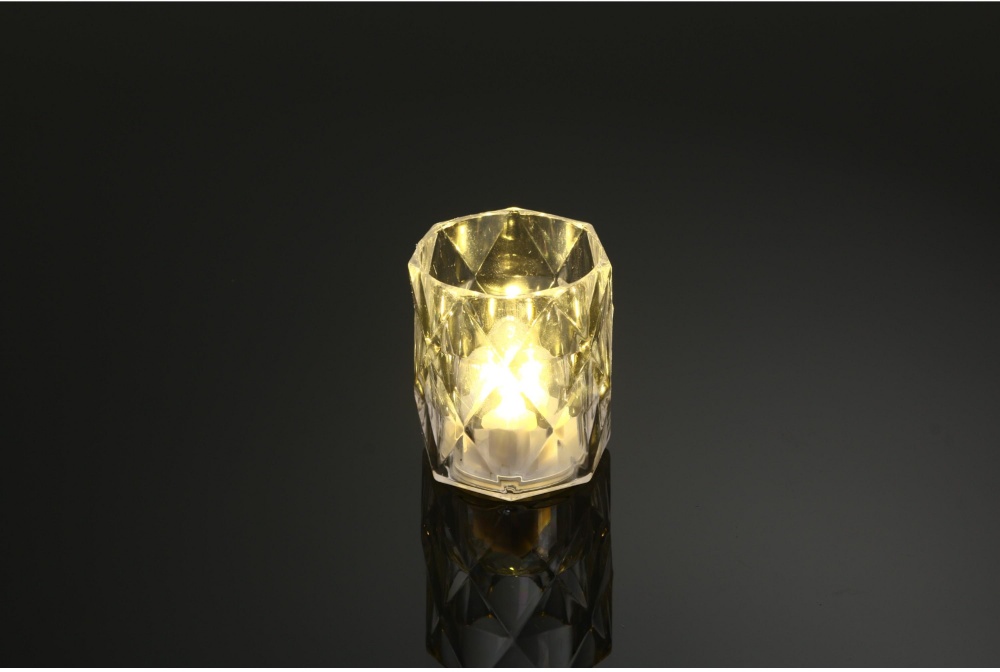 Декорація новорічна Koopman лампа акрилова 4.7х4.7х5.7 см світлодіодна (LED) (AX5320430)