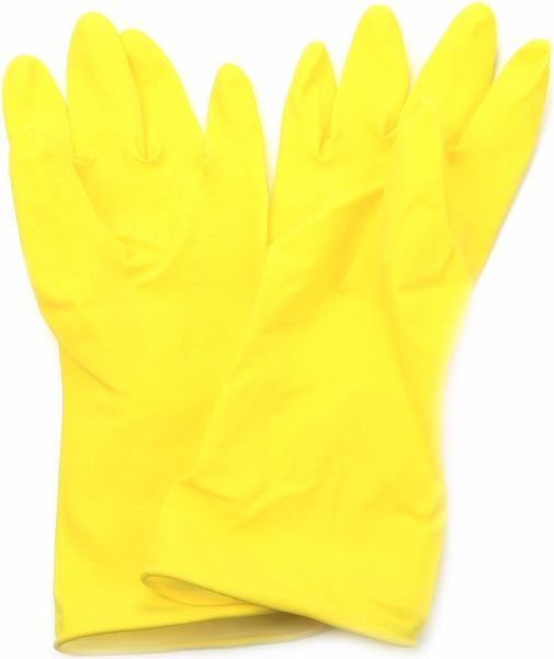 Перчатки резиновые Paclan суперкрепкие р.M 1 пар/уп. желтые 