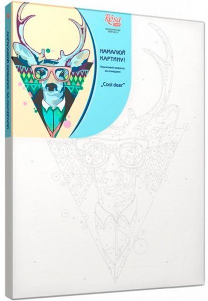 Картина по номерам Cool deer Rosa Start 