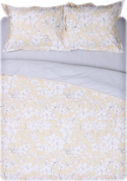 Комплект постільної білизни Bologna 2.0 бежевий із принтом Mascioni 