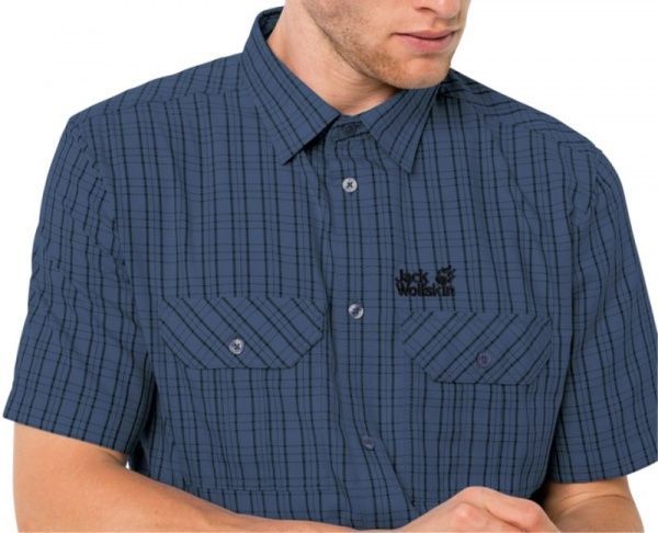 Рубашка Jack Wolfskin THOMPSON SHIRT MEN 1401042-7919 р. XL темно-синий