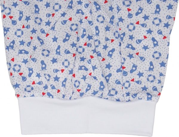 Ползунки детские Фламинго флаг р.68 белыйсиний 682-108-4 