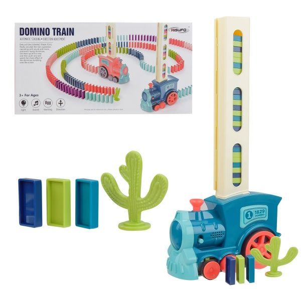 Ігровий набір доміно з 2 паровозиками 889203