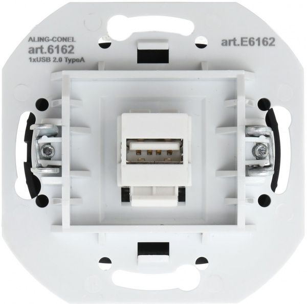 Розетка USB Aling-Conel Eon черный E6162.E1