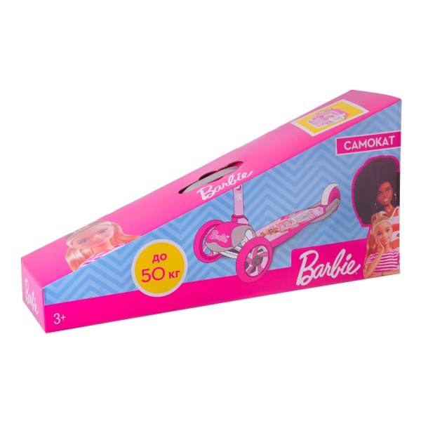 Самокат Disney Barbie розовый LS2211 