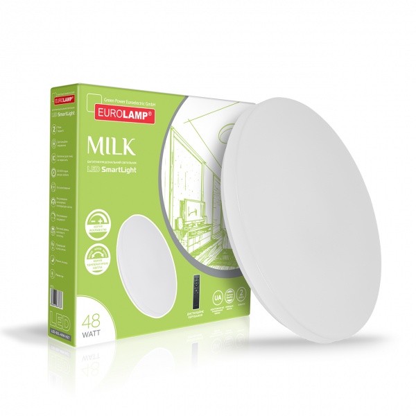 Світильник світлодіодний Eurolamp білий LED-ESL-48W-N27 