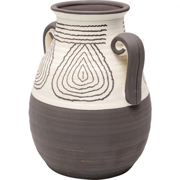 Ваза KARE Design Акуа 25 см коричневий 