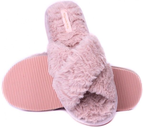 Капці домашні Twins HS хутрянi перехрест р. 36/37 рожевий 