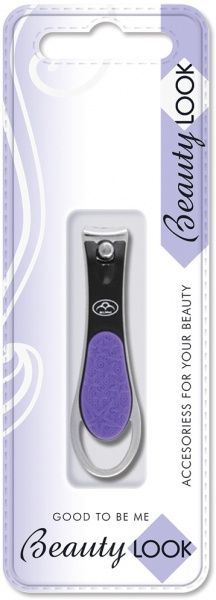 Кусачки для нігтів Beauty Look фіолетові 400457 
