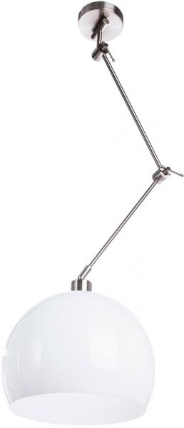 Підвіс Arte Lamp Paolo A1733SP-1SS 1x40 Вт E14 білий 