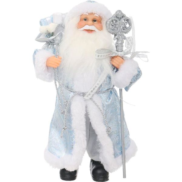 Фигура Дед Мороз ST12-72187 30 см голубой