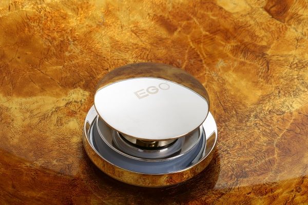 Умывальник EGO 42х42х14,5 см золотистый