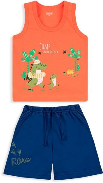 Костюм GABBI KS-20-13-3 Технозавр р.80 теракотовий 12087 