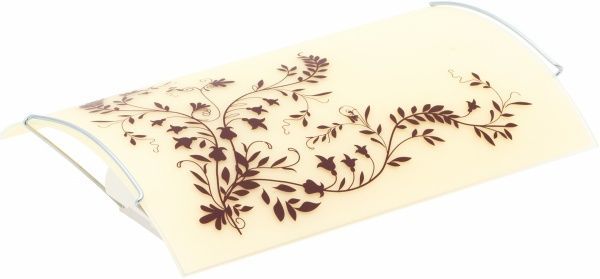 Светильник настенный Nowodvorski LAURA 3 1x100 Вт E27 бежевыйс рисунком 2731 