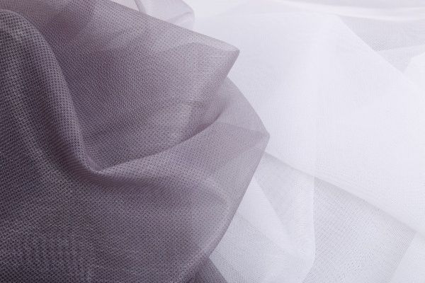 Ткань тюлевая карнавал сетка 295 см серый 