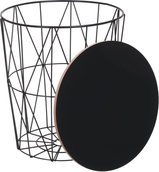 Стол-корзина Сканди 30х30х34 см черный DY28486-I3 