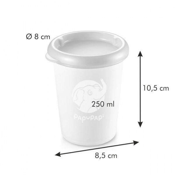 Контейнер Papu Papi 250 мл 2 шт./уп. рожевий 667632 Tescoma