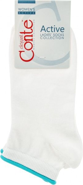Шкарпетки Conte ACTIVE 035 turquoise р. 23 білий 
