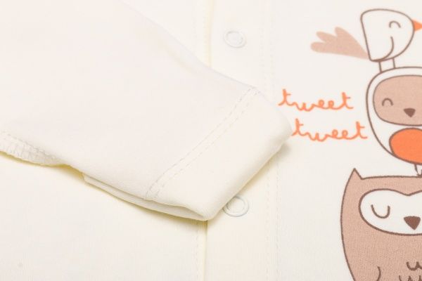 Комбінезон унісекс Bembi КБ4 р.62 молочний 