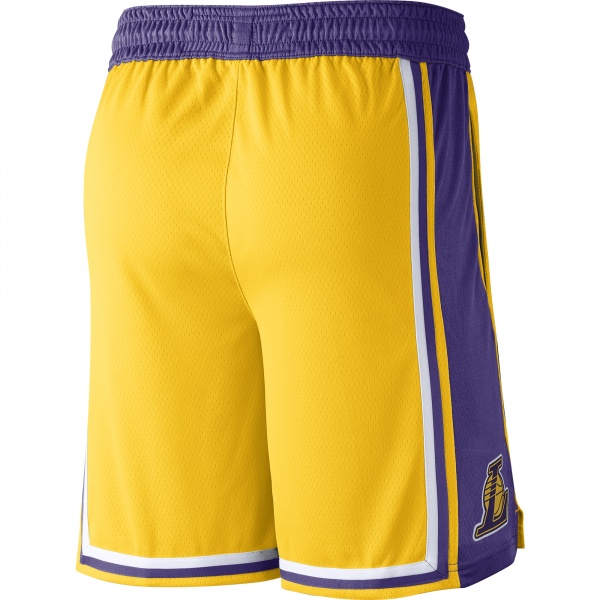 Шорты Nike LAL M NK SWGMN SHORT ROAD AJ5617-728 р. S желтый