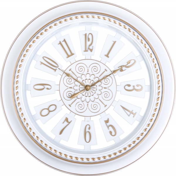 Часы настенные Ticker белый 57,5x43,5 см