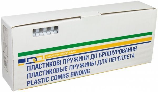 Пружина для брошюрования D&A 10 мм белая 100 шт. 