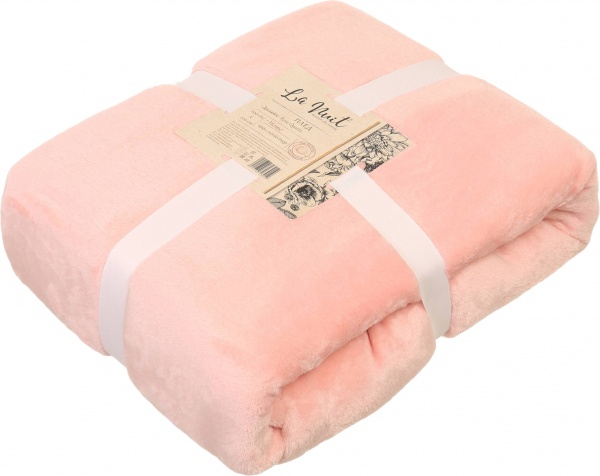 Плед Rose Quartz 200x220 см персиковый La Nuit 