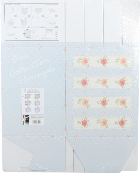 Комод картонний Miss Space Provenzale 2 відділення блакитний