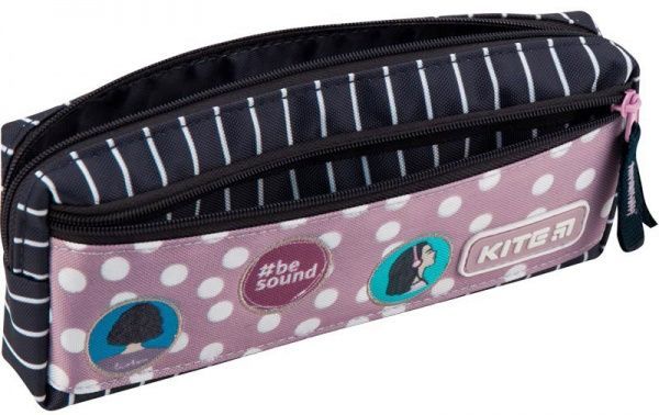 Пенал школьный Education K19-647-5 KITE черный с рисунком