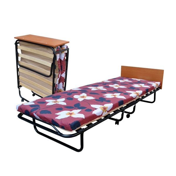 Раскладушка на ламелях с подголовником 80x190 см