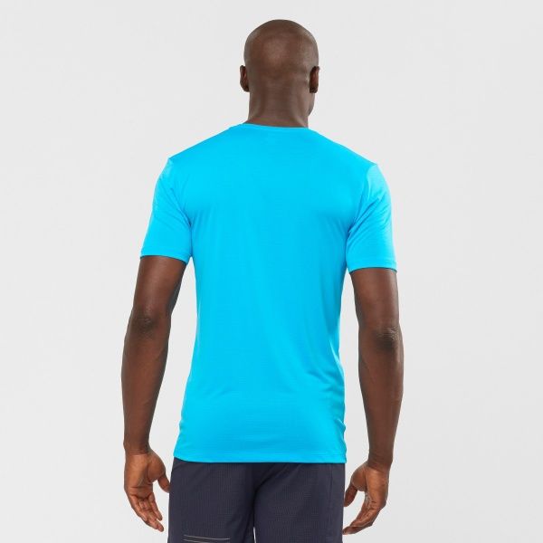 Футболка Salomon AGILE TRAINING TEE M LC1508100 р.M блакитний