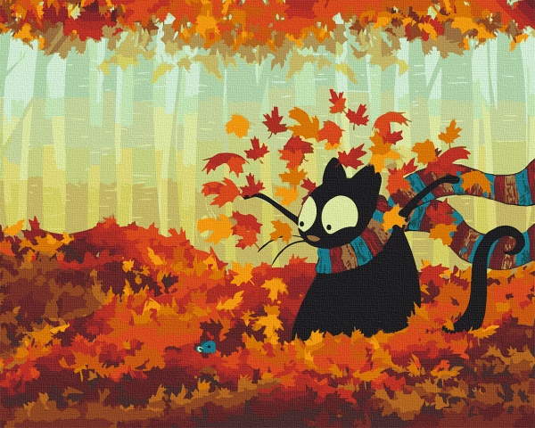 Картина за номерами Осіння зустріч 11622-AC 40х50 см ArtCraft 