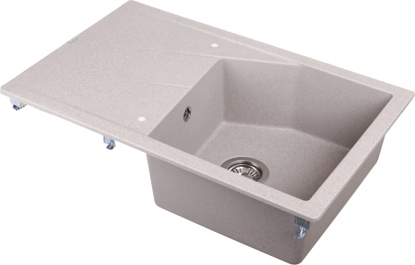 Мойка для кухни Metalac X-granit Linea Plus бежевая 188628 