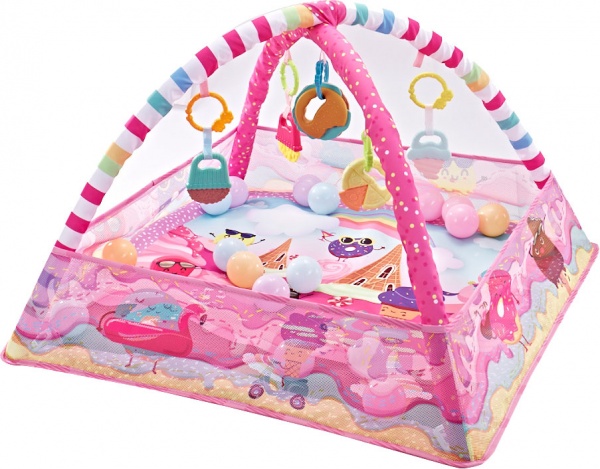 Игровой коврик BIBI-INN з бортами розовий HW22116100