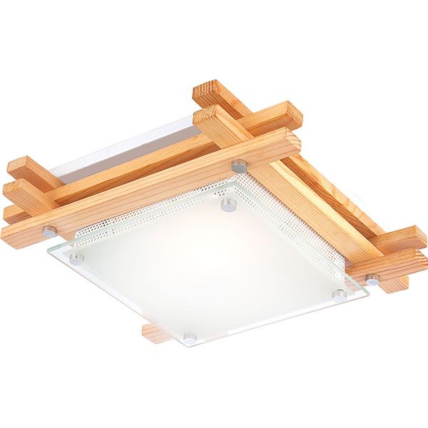 Світильник настінно-стельовий Globo EDISON 48323 1x60 Вт E27 бежевий 