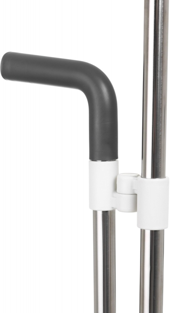 Комплект для уборки пола совок и щетка складные белый OBERY 103 см