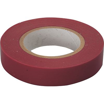 Изолента Elematik ПВХ 19 мм красная 25 м