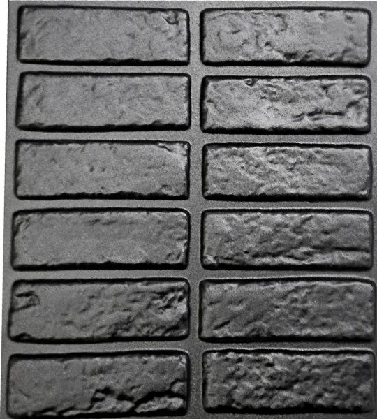 Форма для плитки прямая Монтана 360x400x10 мм 