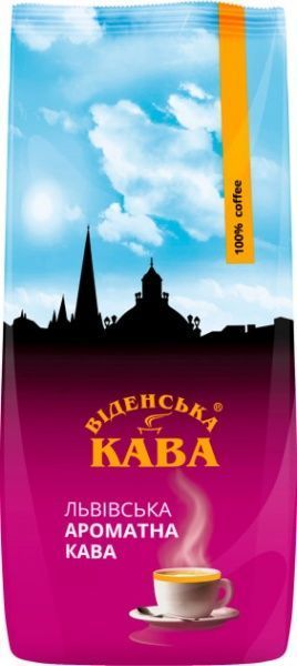 Кофе в зернах Віденська кава Ароматный 250 г 