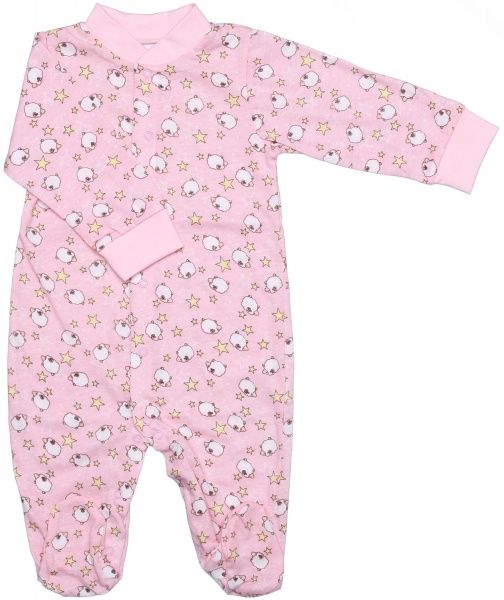 Комбинезон для девочки Фламинго р.68 розовый 